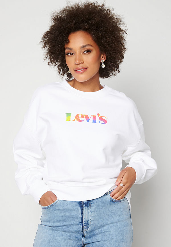 Levi's Graphic Pai Crew Premium 0000 MV Logo Fill Wh
