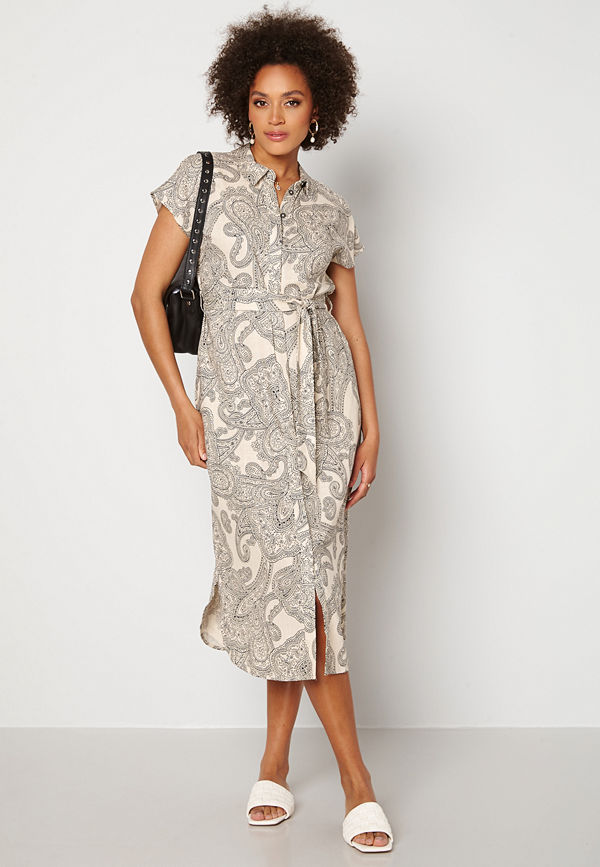 Object Adilla S/S Dress Sandshell AOP