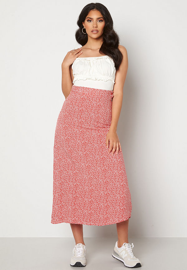 Trendyol Rosie Midi Skirt Kirmizi/Red