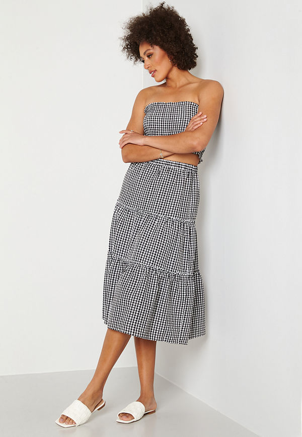 Trendyol Smock Top Skirt Set Siyah/Black