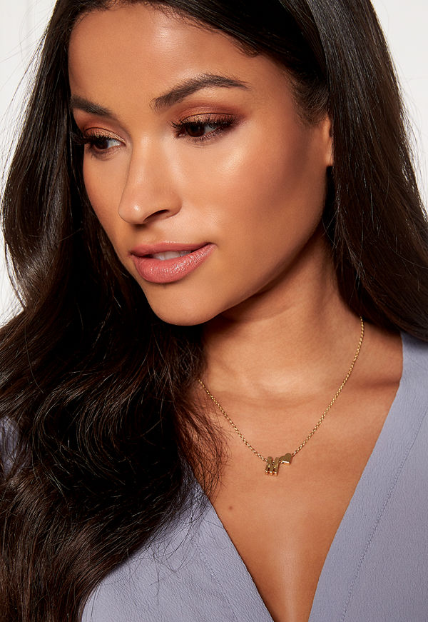 Bubbleroom halsband Heart letter necklace M