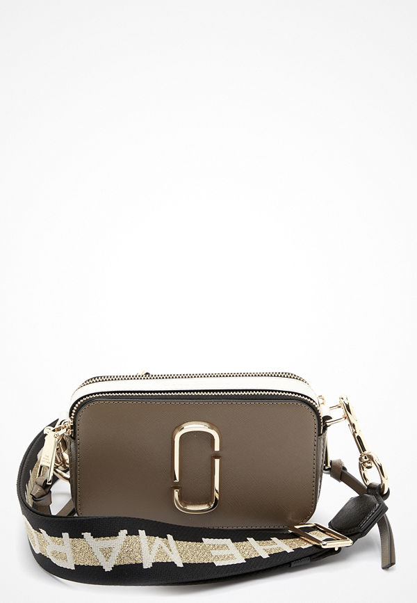 Marc Jacobs (THE) omönstrad axelväska Snapshot 064 French Grey Mult