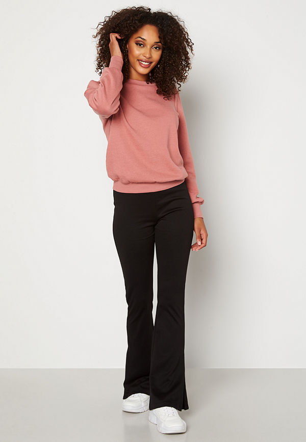 Vila Tinny HW Flared Leggings Black