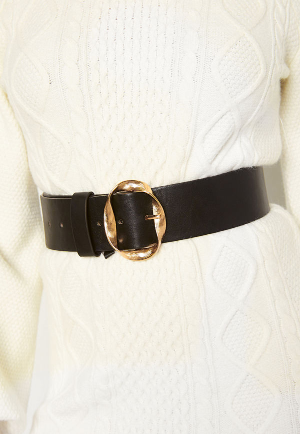 Bubbleroom Talia belt Black / Gold