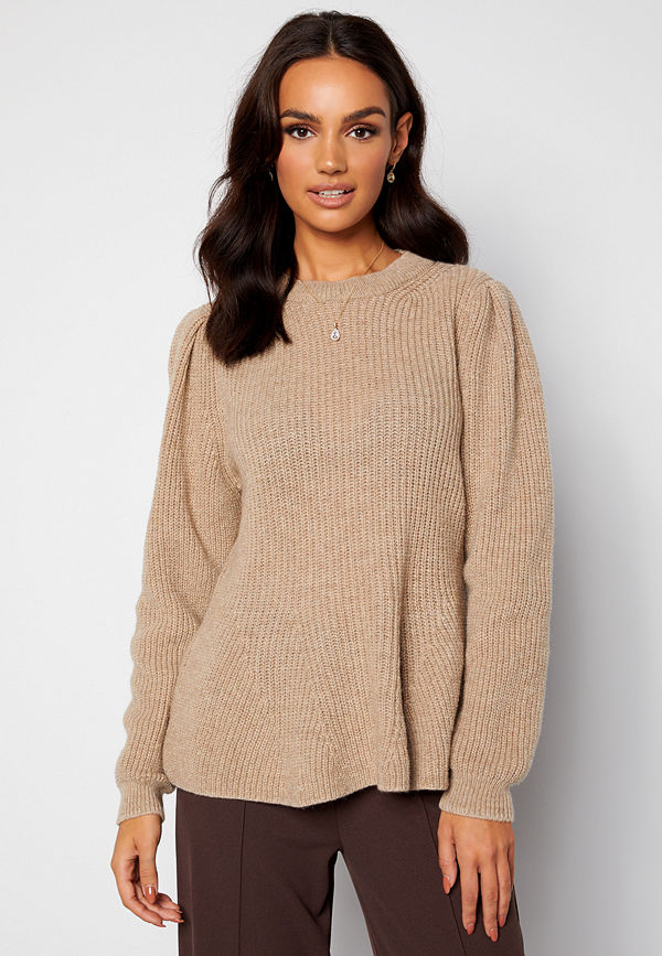 Only Stacy L/S O-Neck Pullover Pumice Stone Det. Me