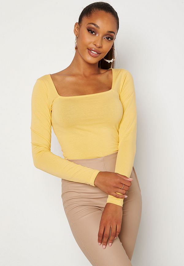 Bubbleroom Effie top Light yellow