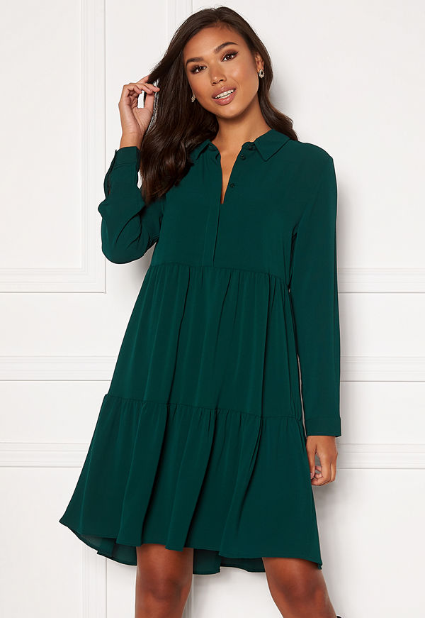 Jdy Piper L/S Shirt Dress Ponderosa Pine
