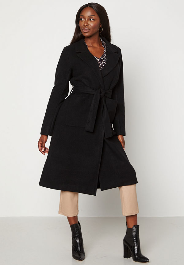 Happy Holly Claire Coat Black