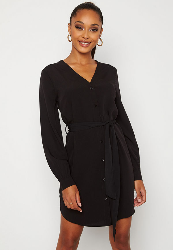 Bubbleroom Fenne shirt dress Black