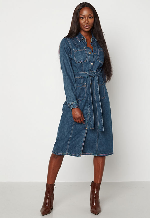 Happy Holly Ember denim dress Medium denim