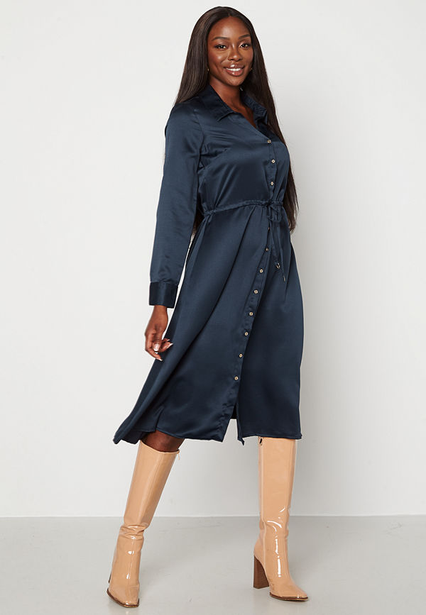 Chiara Forthi Pauline shirt dress Dark blue