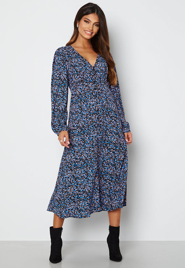 Only Tanny L/S Midi Dress Campanula City Leafy