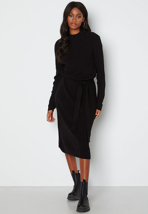 Only New Tessa L/S O-Neck Dress Black