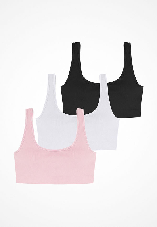 Dorina Flo 3PP Bralette 3X0051- White/Pink/B