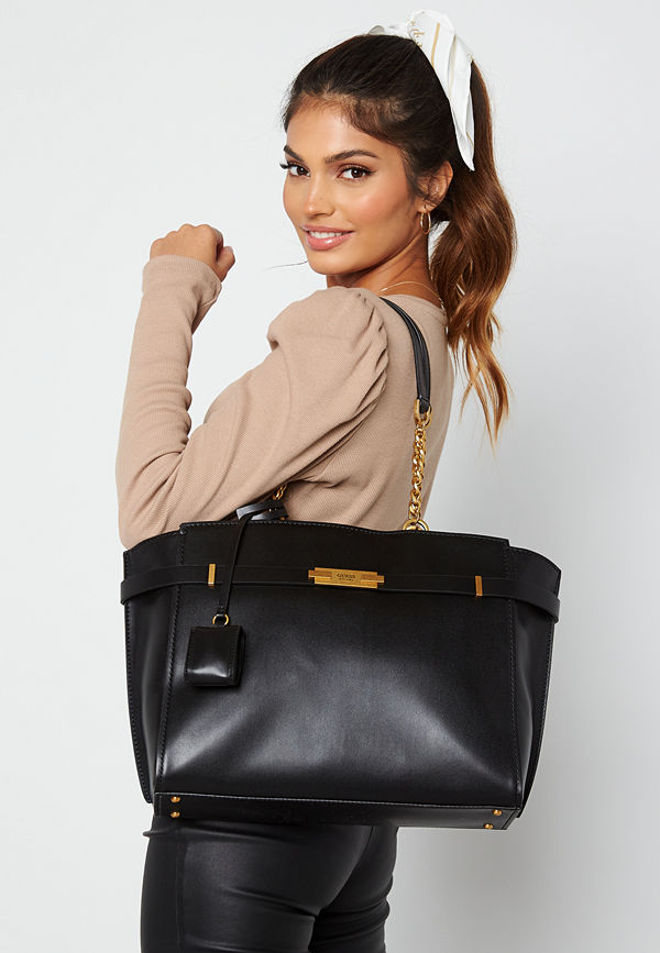 Guess svart shopper Bea Elite Tote BLA Black