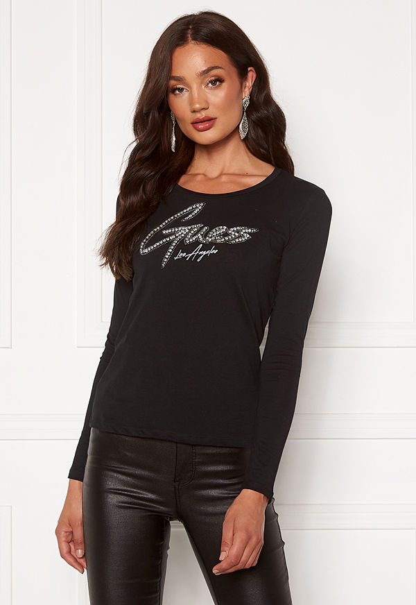 Guess LS RN Camilla Tee JBLK Jet Black A996