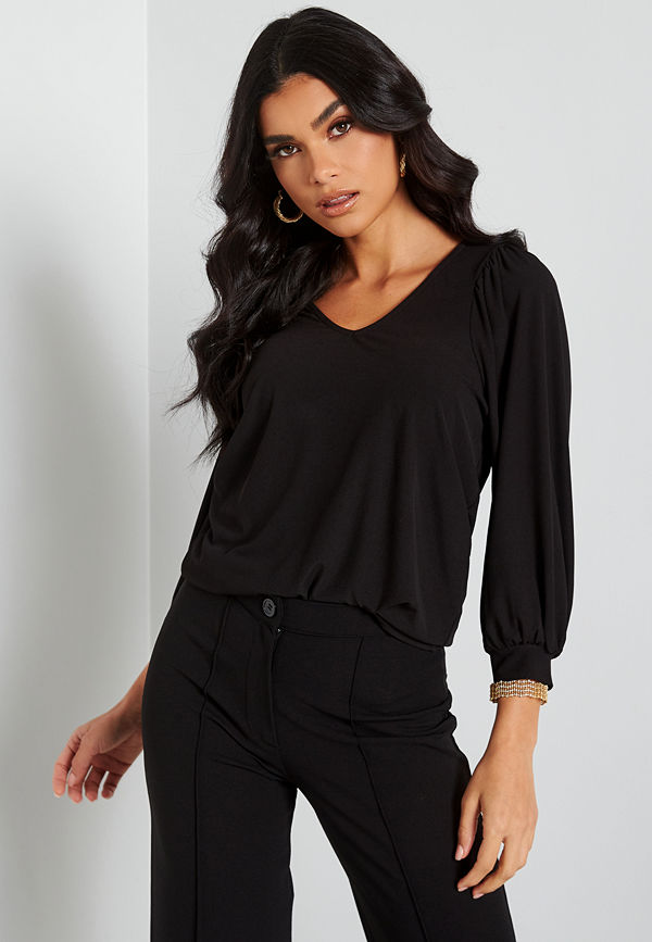 Vero Moda Boletta 3/4 Top Black