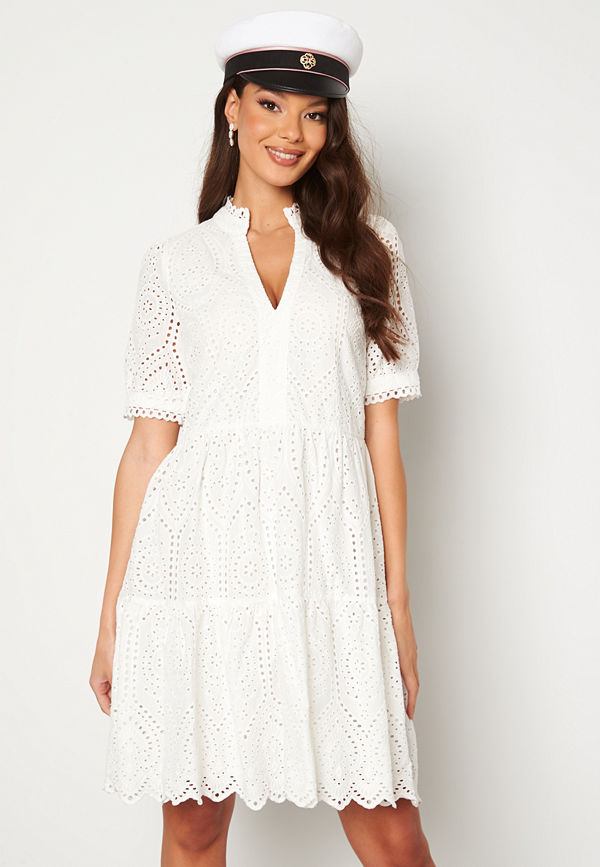 Y.a.s Holi SS Dress Star White