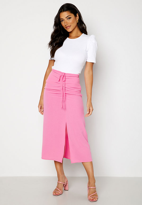 Only Mette Mid Calf Skirt Sachet Pink