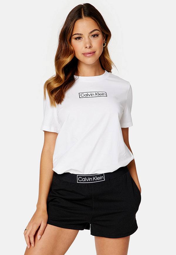 Calvin Klein Short Set 13P White T Black B