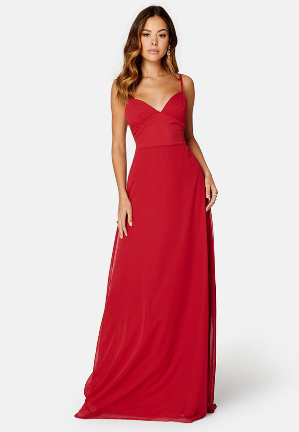 Trendyol Minel Maxi Dress Red
