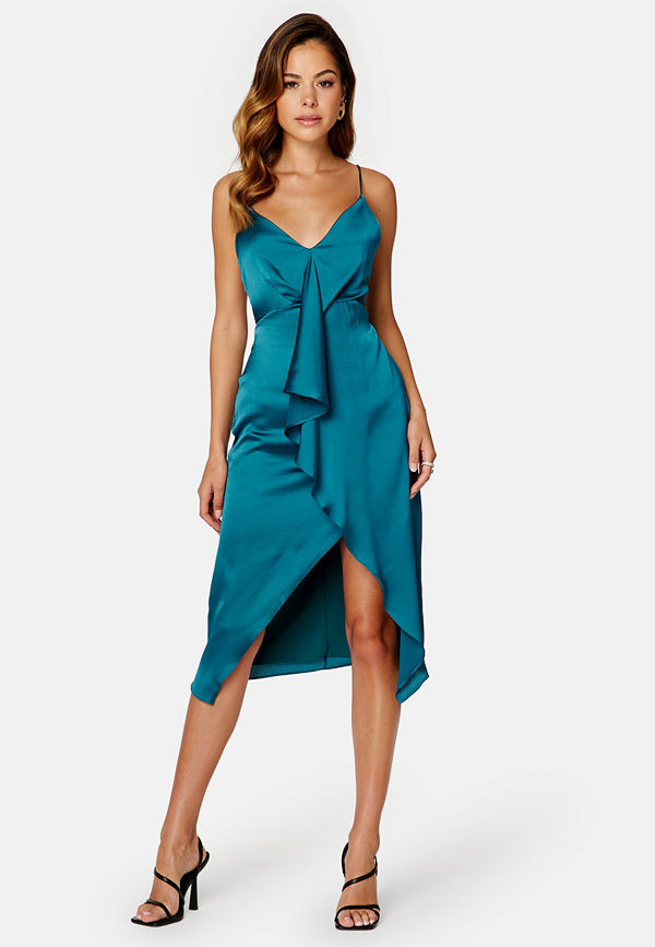 Trendyol Madison Midi Dress Petrol