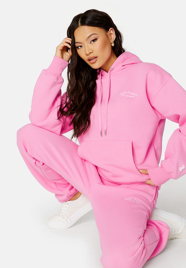 Juicy Couture Recycled Queenie Hoodie Sachet pink
