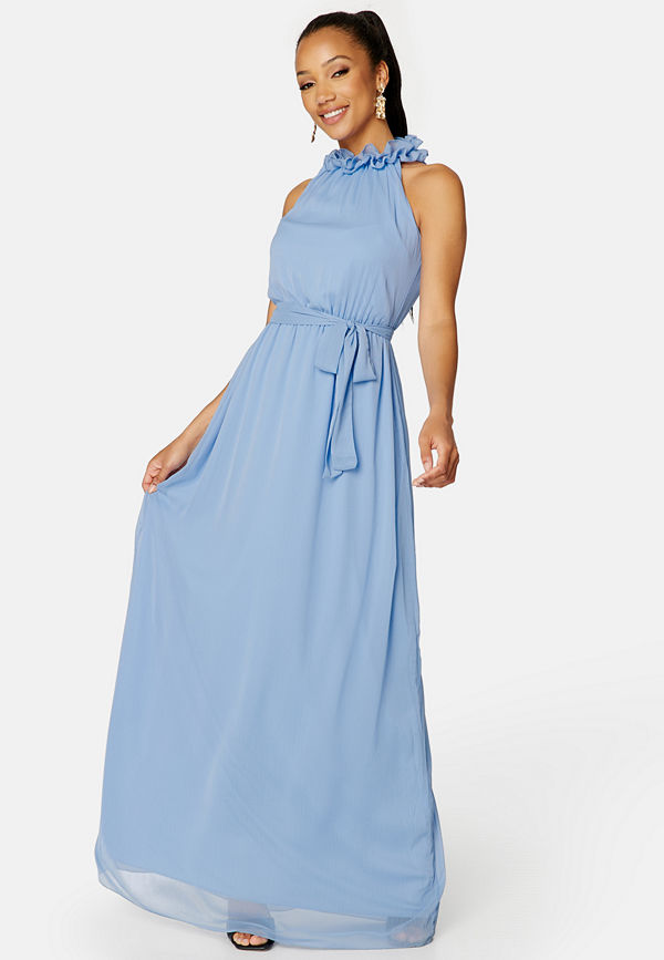 Trendyol Zuzana High Neck Dress Blue