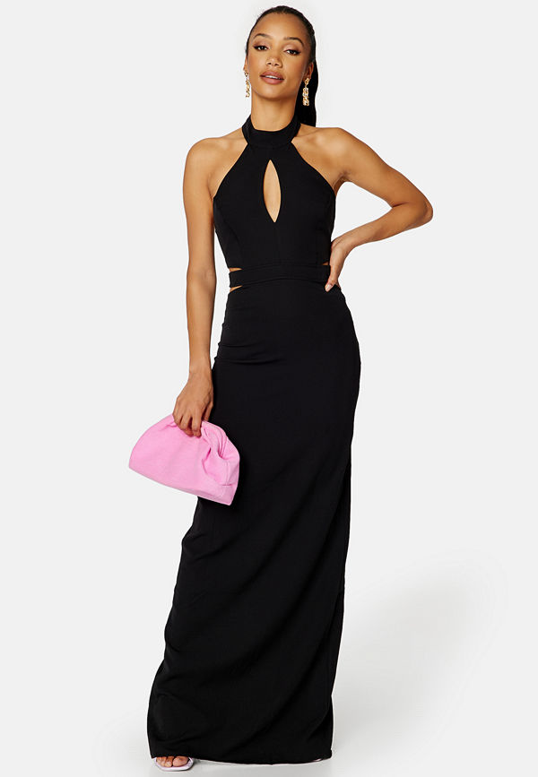 Trendyol Dasha Halter Neck Dress Black