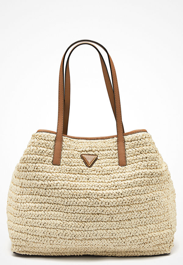 Guess Vikky Large Tote NATURAL/COGNAC