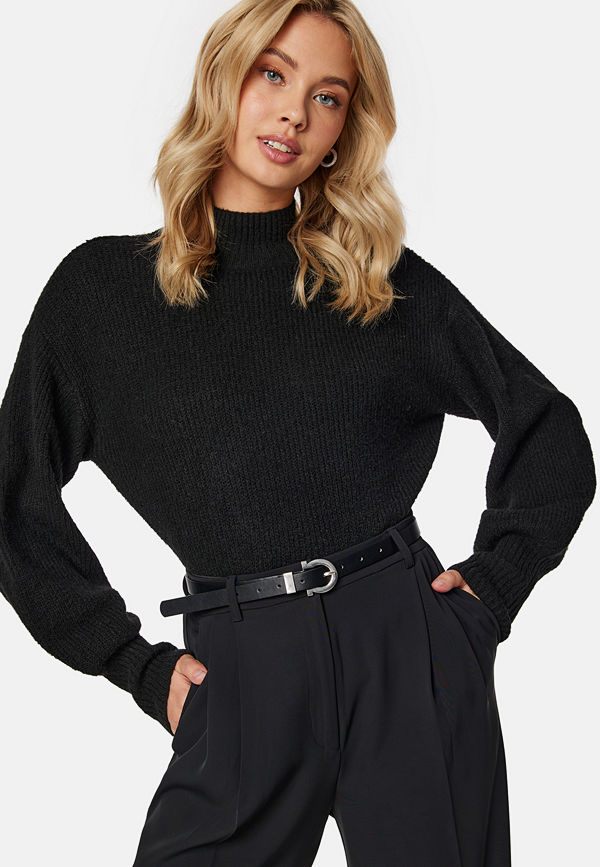 Bubbleroom Madina Knitted Sweater Black