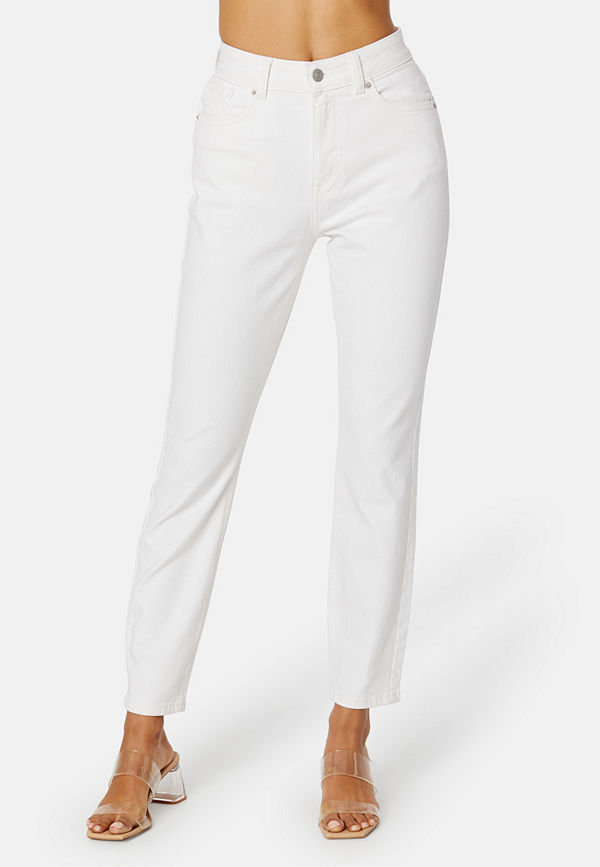 Bubbleroom Lori Slim Jeans White