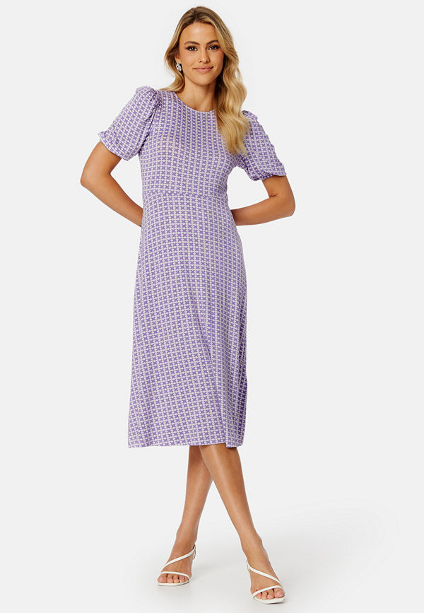 Happy Holly Noella midi dress Purple / Floral