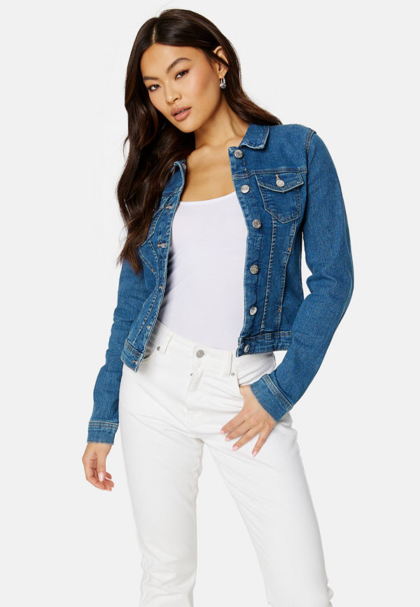 Only Onlwonder Denim Jacket Medium Blue Denim