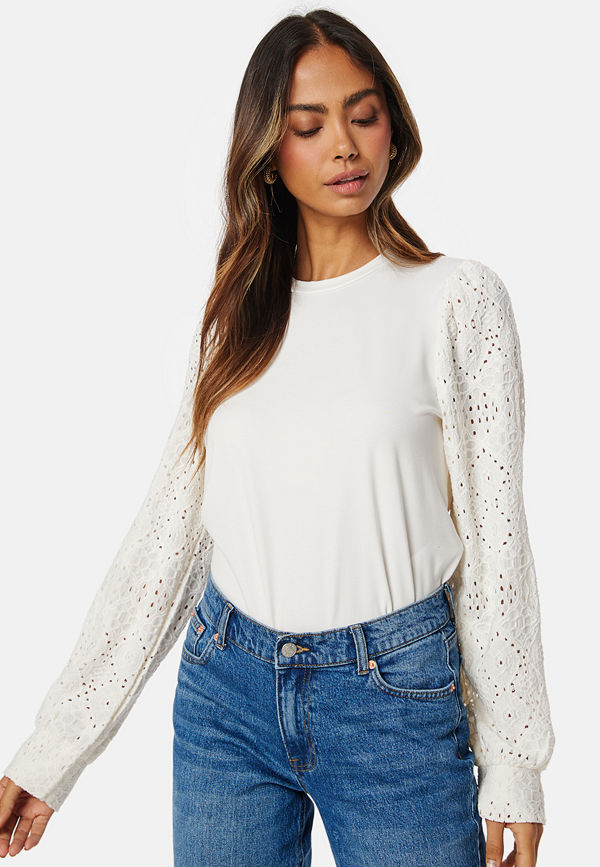Object Collectors Item Feodora Caro L/S Top Cloud Dancer
