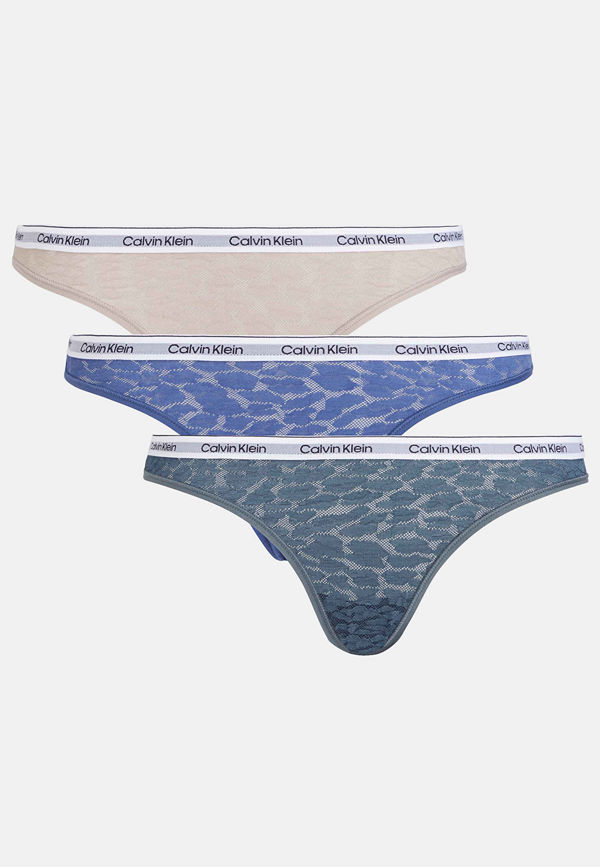 Calvin Klein Brazilian 3PK GP8 TRUE NAVY/ SPHIN