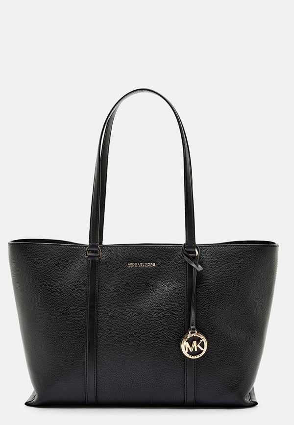MICHAEL Michael Kors Large Leather Tote Black