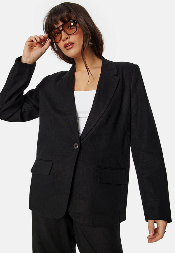 Vila Vijolanda L/S Blazer Black Beauty