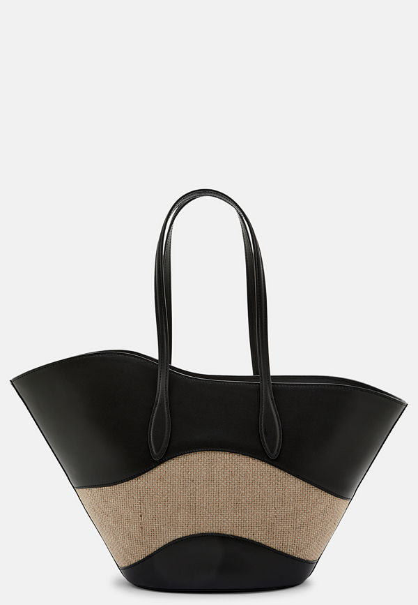 Liffner Tulip Shoulder Bag Medium Black/Beige