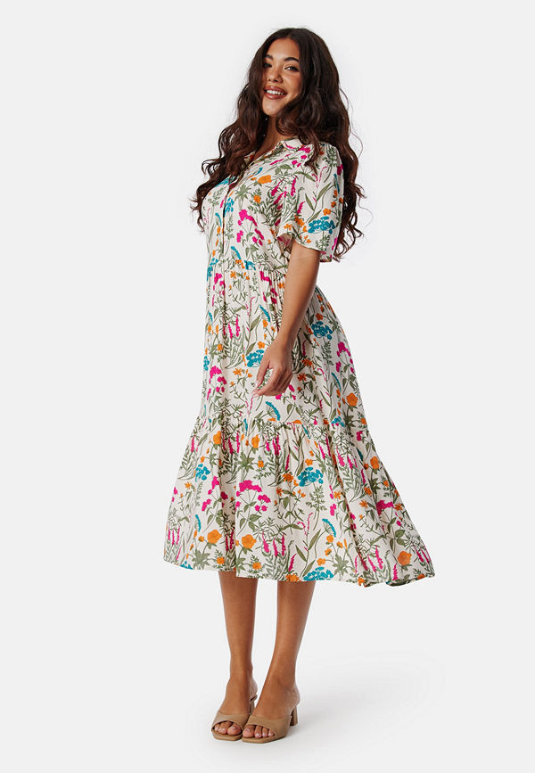 Vila Vikaty S/S shirt dress Patterned
