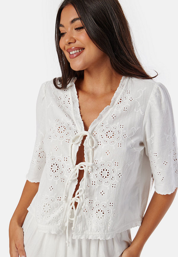 Pieces Pckori 2/4 top Cloud Dancer
