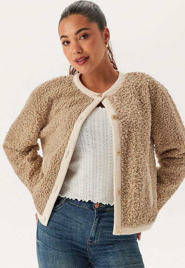 Bubbleroom Soft Short Jacket Nougat
