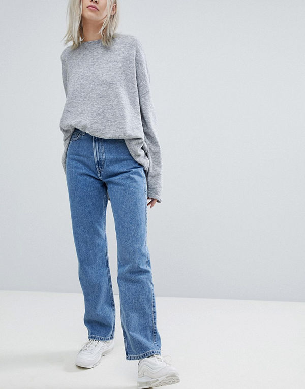 Weekday Row Blå jeans Sky blue