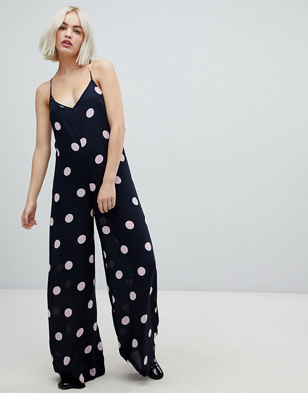 Pepe Jeans Cora Prickig jumpsuit Flerfärgad