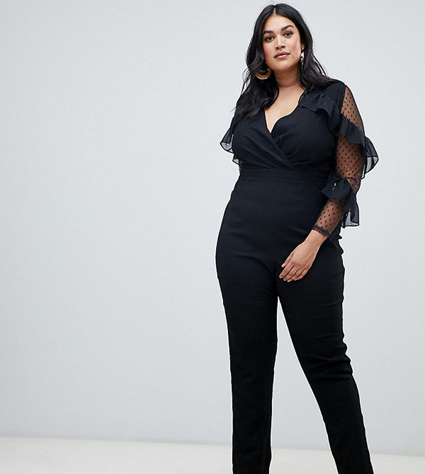 Lovedrobe Jumpsuit med volangärm