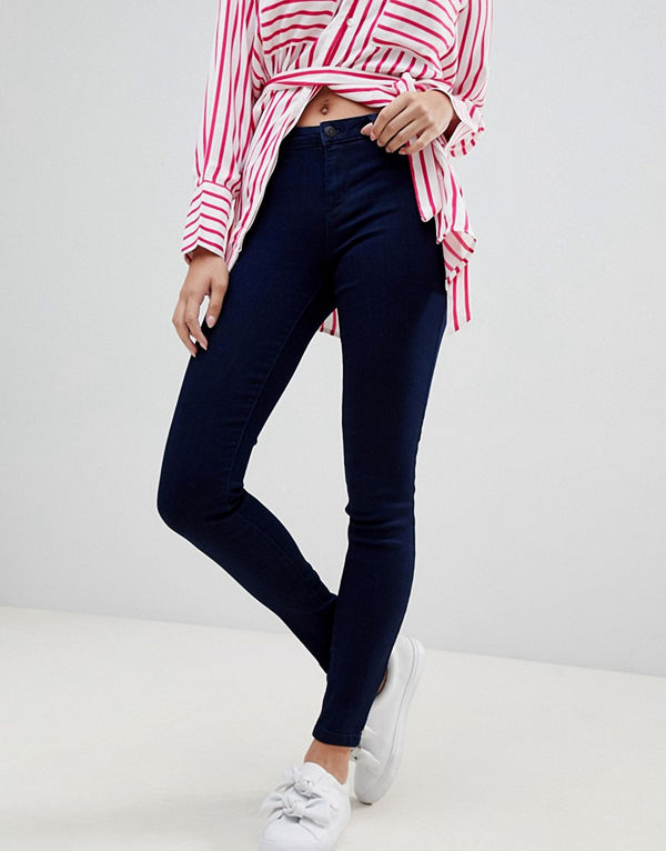 Jdy Ulle Skinny jeans med medelhög midja Indigo