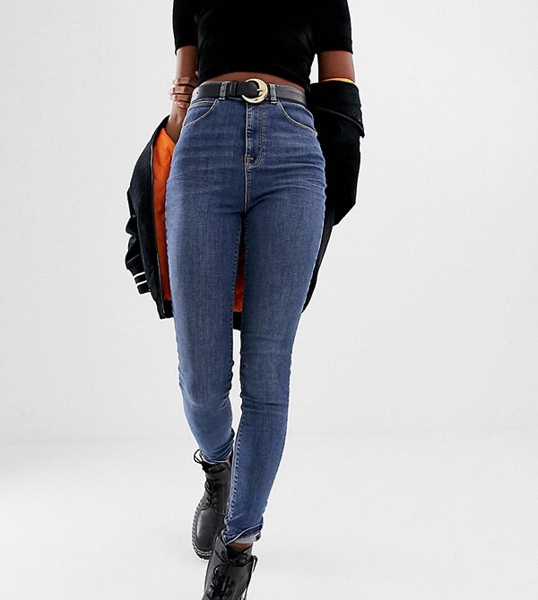 Collusion Tall x001 Mellanblå skinny jeans Mellanblå färg