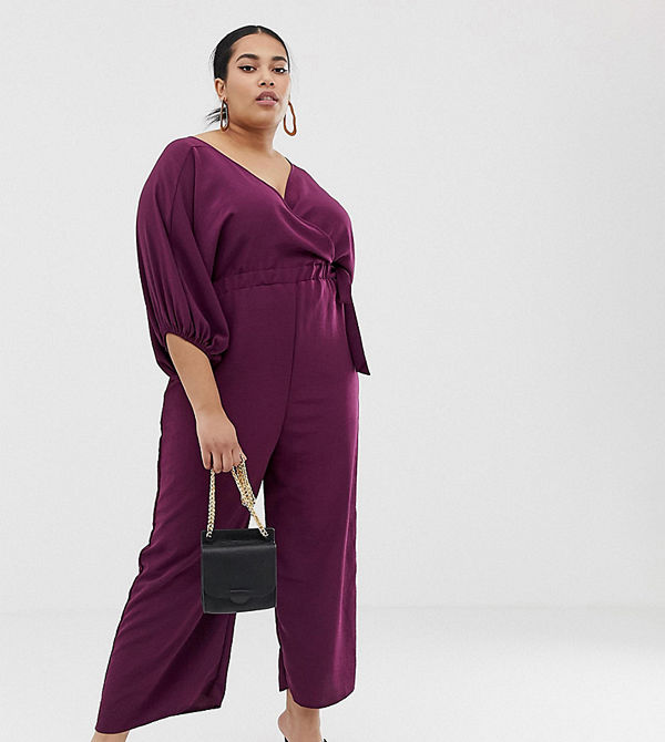 ASOS Curve Jumpsuit med kimonoärm