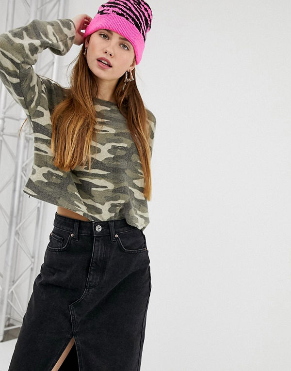 Bershka Kamoflagemönstrad