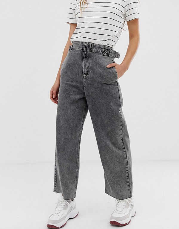 ASOS DESIGN Mörkt svartgrå